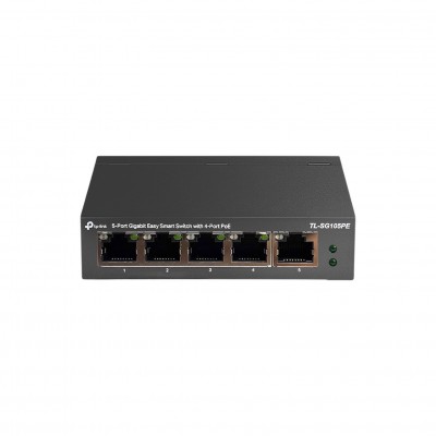 Switch 5 Portas Gerenciável PoE TL-SG105PE Tp-Link