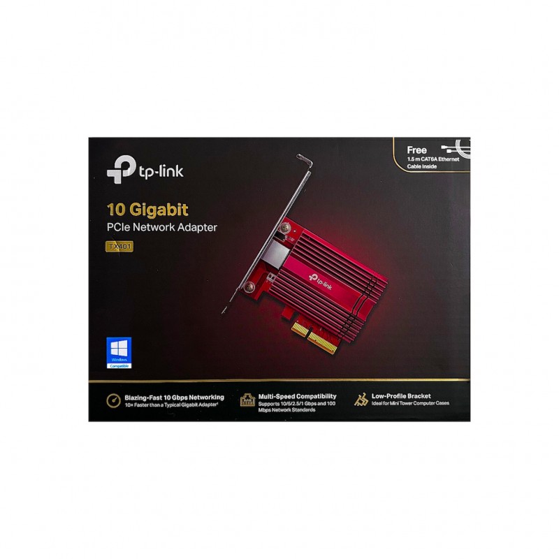 Placa PCI Express Rede Gigabit 10G TX401 10 Gigabit TP-Link