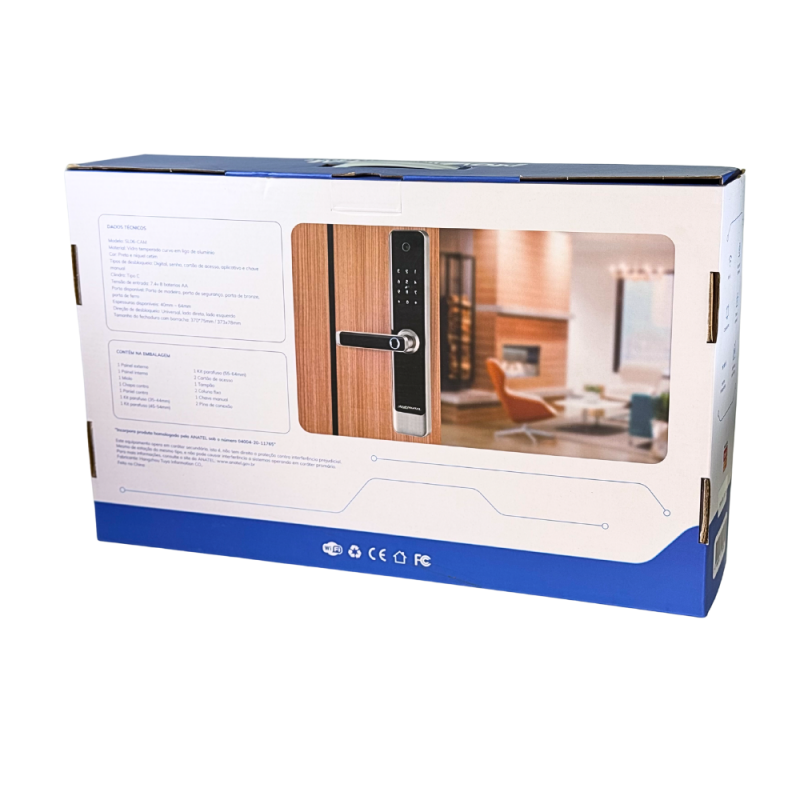 Fechadura inteligente Wifi Com Camera SL-06-CAM Nova Digital Fechadura inteligente Wifi Com Camera SL-06-CAM Nova Digital