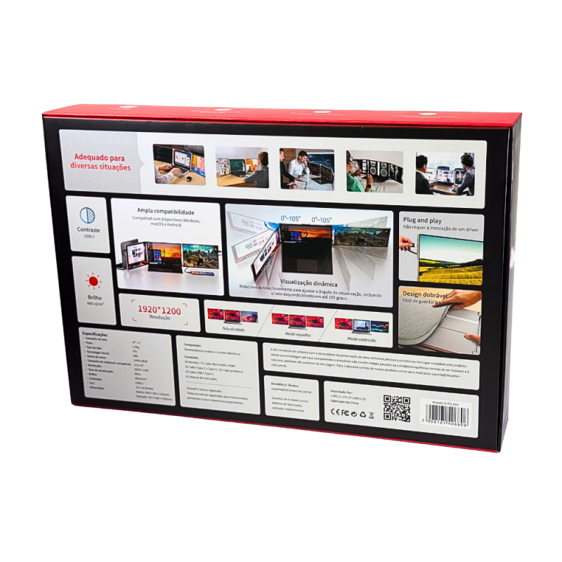 Monitor Duplo para Notebook 14 Monitor Duplo para Notebook 14