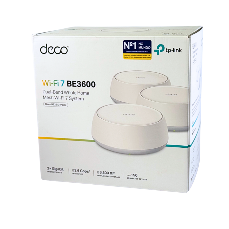Roteador Deco BE22 BE3600 Wi-Fi 7 Pack Com 3