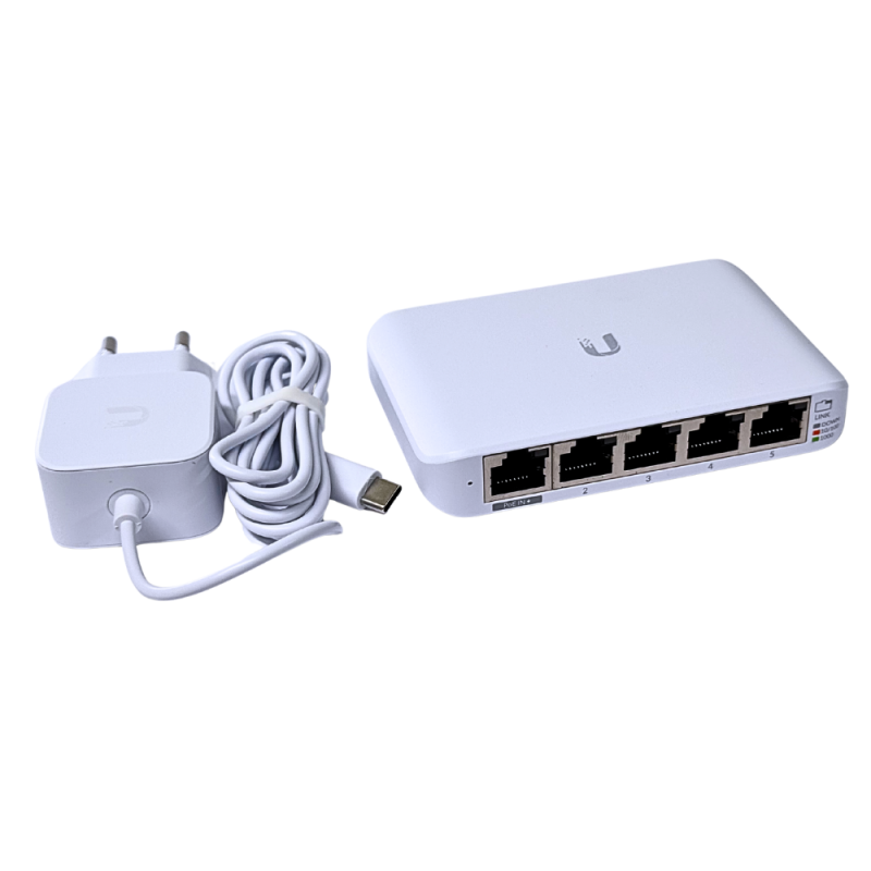 Switch 5 Portas Gerenciável USW-Flex-Mini Ubiquiti Switch 5 Portas Gerenciável USW-Flex-Mini Ubiquiti