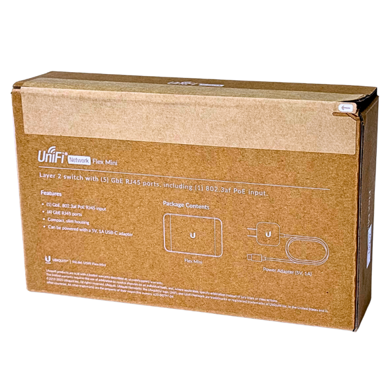 Switch 5 Portas Gerenciável USW-Flex-Mini Ubiquiti Switch 5 Portas Gerenciável USW-Flex-Mini Ubiquiti