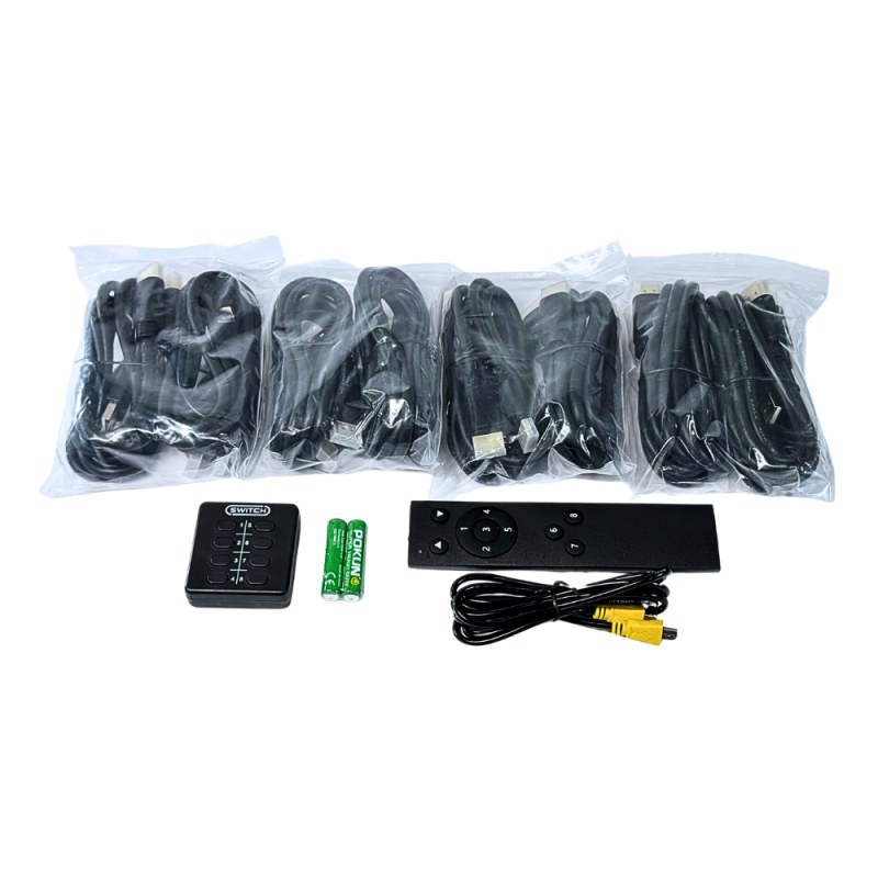 Switch KVM Hdmi 8 Portas HK801A Switch KVM Hdmi 8 Portas HK801A