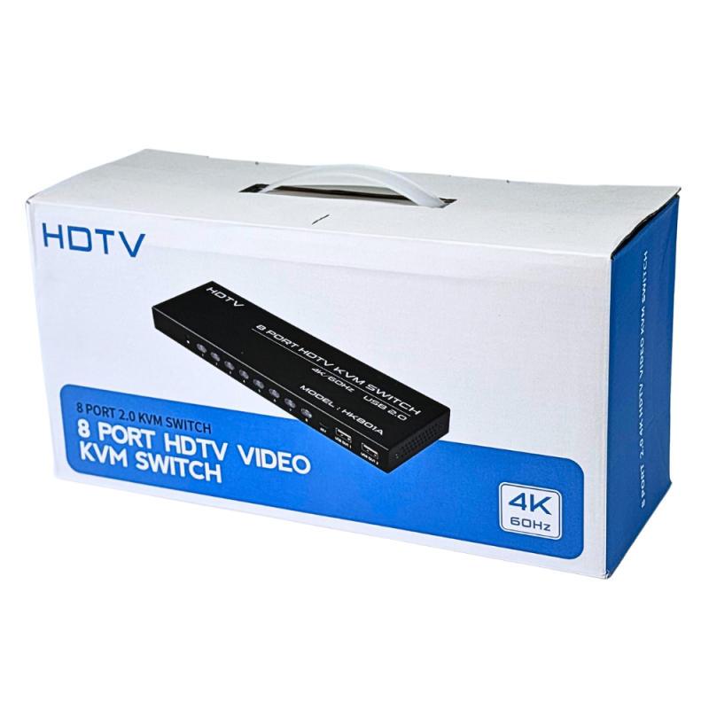 Switch KVM Hdmi 8 Portas HK801A Switch KVM Hdmi 8 Portas HK801A