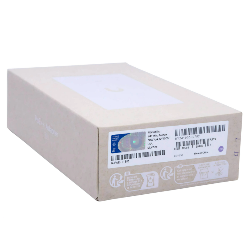 Fonte PoE Gigabit 48V 60w U-POE++ BR Ubiquiti Fonte PoE Gigabit 48V 60w U-POE++ BR Ubiquiti