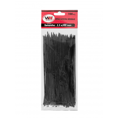 Braçadeira 2.5X200mm Preto