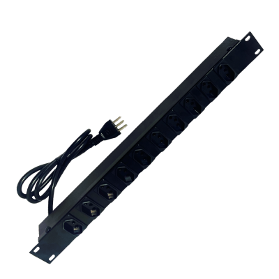 Régua Padrão Rack 20A 10 Tomadas Com Cabo 1,5 Metros Régua Padrão Rack 20A 10 Tomadas Com Cabo 1,5 Metros
