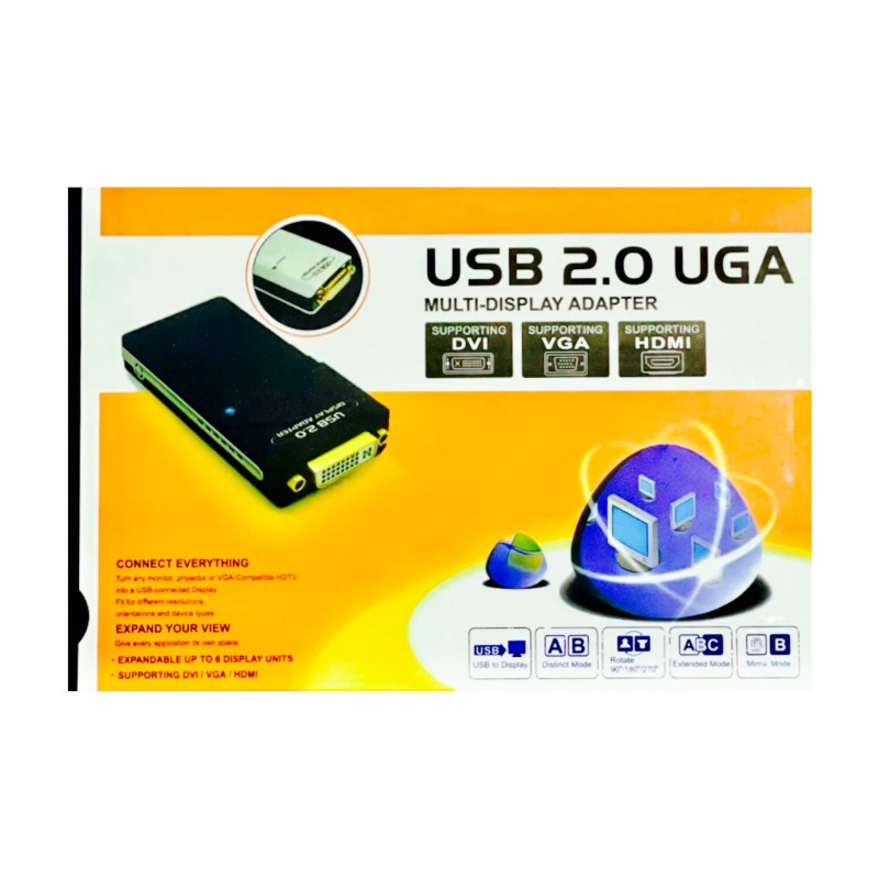 Adaptador Usb 2.0 Multi-Display UGA 