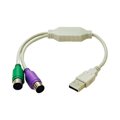 Adaptador Usb 2.0 para PS2 Teclado e Mouse  Adaptador Usb 2.0 para PS2 Teclado e Mouse