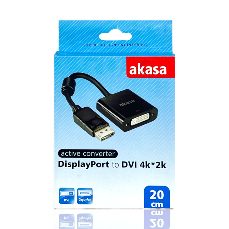 Adaptador DisplayPort para DVI AKASA