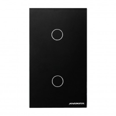 Interruptor 2 Botões Preto 4X2 Lite-WS-2 Nova Digital