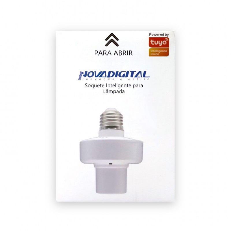 Bocal Inteligente Nova Digital WL-LC01+RF433