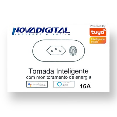Tomada Inteligente Wifi 16A Nova Digital Tomada Inteligente Wifi 16A Nova Digital