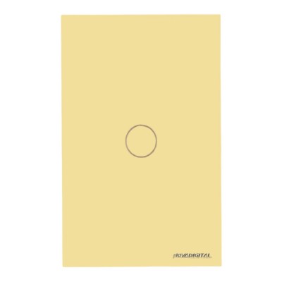 Interruptor 1 Botão Dourado 4X2 WS-US-RF Nova Digital