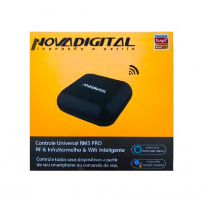 Controle Inteligente Infravermelho-RF RM5 Pro NovaDigital Controle Inteligente Infravermelho-RF RM5 Pro NovaDigital