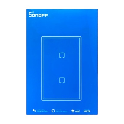 Interruptor 2 Botões Branco 4X2 T0US2C Sonoff