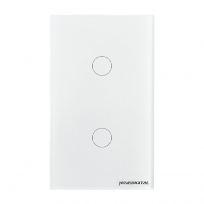Interruptor 2 Botões Branco 4X2 WS-US-ZB Nova Digital 