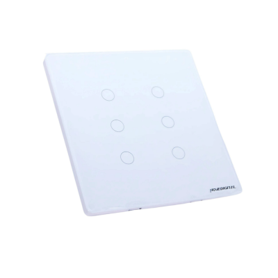 Interruptor Zigbee 6 Botões Branco 4x4 SY-ZB 6 W Nova Digital