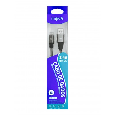 Cabo de Dados Lightning 1M CBO-7353 Inova  Cabo de Dados Lightning 1M CBO-7353 Inova