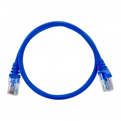 Patch Cord Cat5e 0,50cm Furukawa Multilan Azul 	