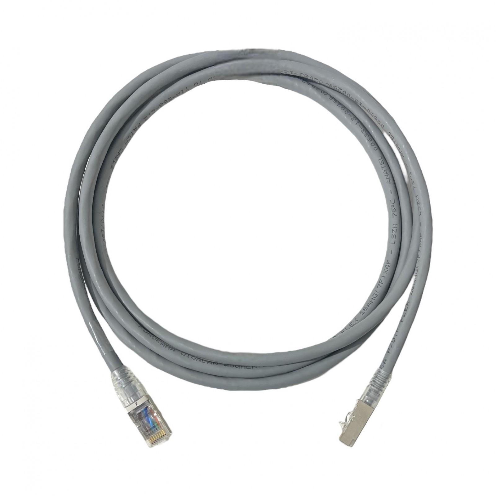 Patch Cord Cat6A 2M Furukawa Gigalan Cinza Blindado