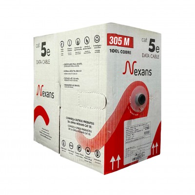 Cabo De Rede Cat5e Nexans Azul  Cabo De Rede Cat5e Nexans Azul
