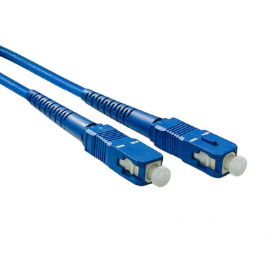 Cordão Óptico Duplex 9/125 Monomodo 3mm SC-SC 15M Azul