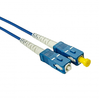 Cordão Óptico Duplex 9/125 Monomodo 3mm SC-SC 6M Azul