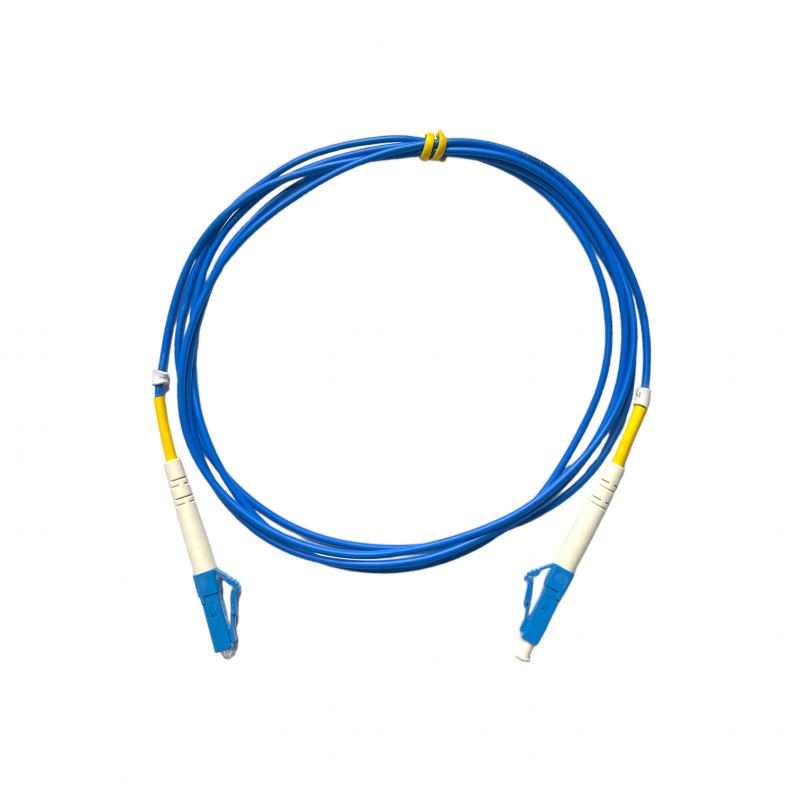 Cordão Óptico Simplex 9/125 Monomodo LC-PC/ LC-PC 1,5M Azul