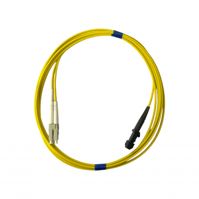 Cordão Óptico Duplex 50.0 Multímodo MTRJ/LC 2,5M Amarelo