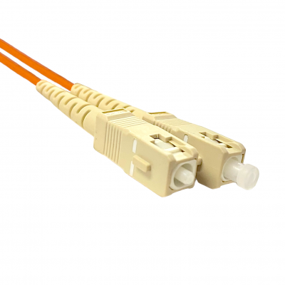 Cordão Óptico Duplex 62.5 Multímodo SC-PC/ SC-PC 1,5M Laranja 