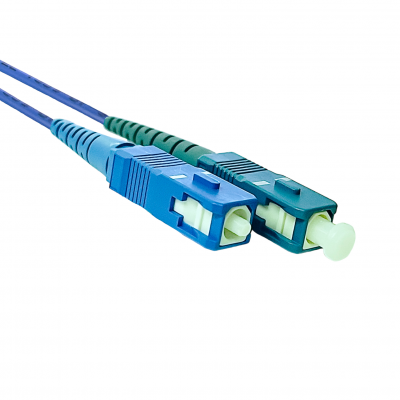 Cordão Óptico Simplex Monomodo SC-PC/ SC-PC 20M Azul 