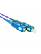 Cordão Óptico Simplex Monomodo SC-PC/ SC-PC 20M Azul Cordão Óptico Simplex Monomodo SC-PC/ SC-PC 20M Azul