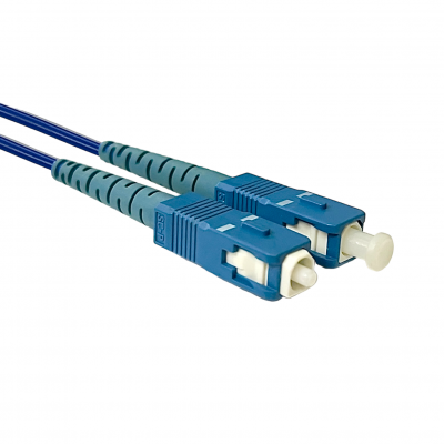 Cordão Óptico Simplex 9/125 Monomodo 3MM SC-PC/ SC-PC 30M Azul