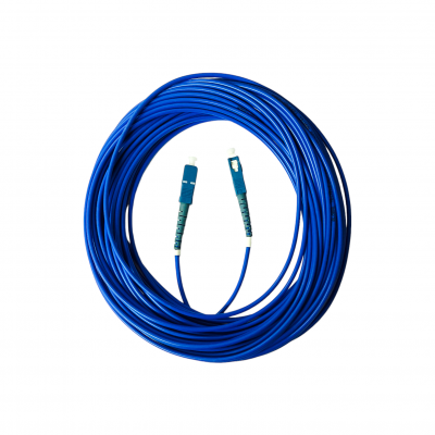 Cordão óptico Simplex 9/125 Monomodo SC-PC/ SC-PC 15M Azul Cordão óptico Simplex 9/125 Monomodo SC-PC/ SC-PC 15M Azul
