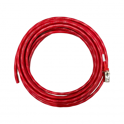 Patch Cord Extensão Cat6A 5M Furukawa Gigalan Vermelho Blindado 35085111