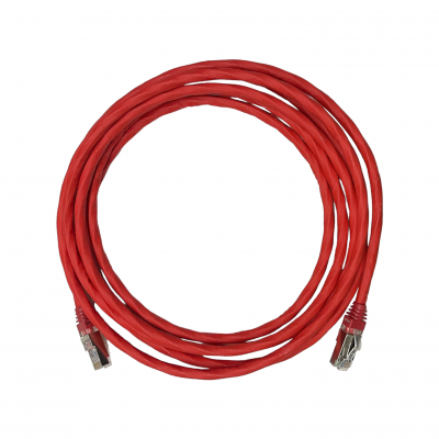 Patch Cord Cat6A 3M Furukawa Gigalan Vermelho Blindado 35085057