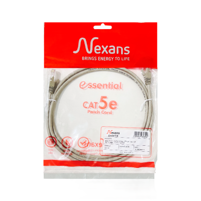 Patch Cord Cat5e 1,5M Nexans Cinza