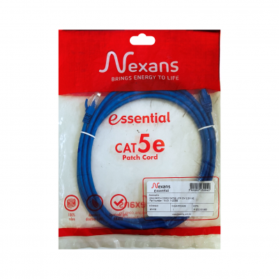 Patch Cord Cat5e 2,5M Nexans Azul 