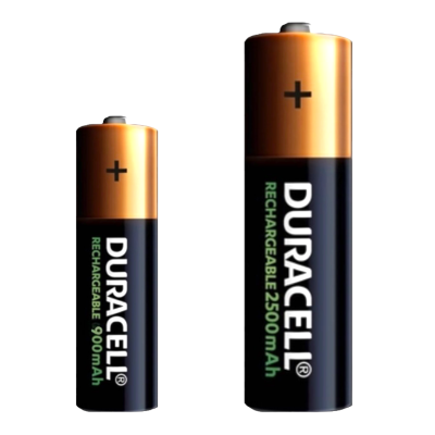 Carregador de Pilha Com 4 Pilhas AA Duracell Carregador de Pilha Com 4 Pilhas AA Duracell