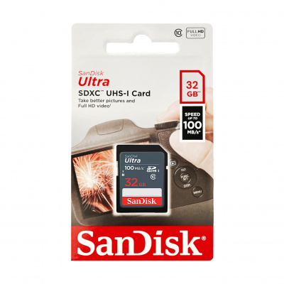 Cartão de Memória Sd Ultra 32Gb Sandisk  Cartão de Memória Sd Ultra 32Gb Sandisk