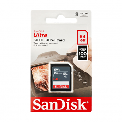 Cartão de Memória Sd Ultra 64Gb Sandisk Cartão de Memória Sd Ultra 64Gb Sandisk