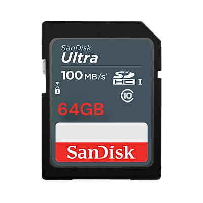 Cartão de Memória Sd Ultra 64Gb Sandisk Cartão de Memória Sd Ultra 64Gb Sandisk