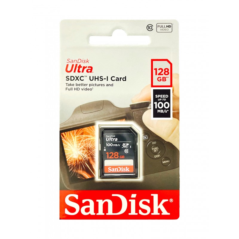 Cartão de Memória Sd 128Gb Sandisk