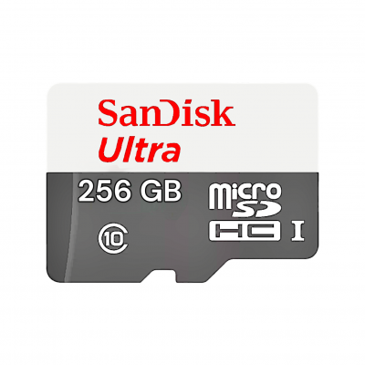 Cartão de Memória Micro Sd Ultra 256Gb Sandisk	 Cartão de Memória Micro Sd Ultra 256Gb Sandisk