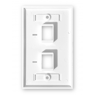 Espelho 4X2 2 Portas Para Keystone K-GL-1218B Branco	