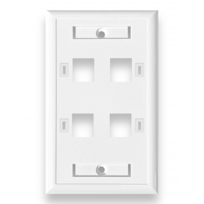 Espelho 4X2 4 Portas Para Keystone K-GL-1218D Branco	