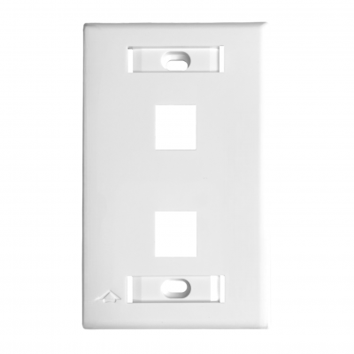 Espelho 4X2 2 Portas Para Keystone 3550017 Furukawa Branco Espelho 4X2 2 Portas Para Keystone 3550017 Furukawa Branco