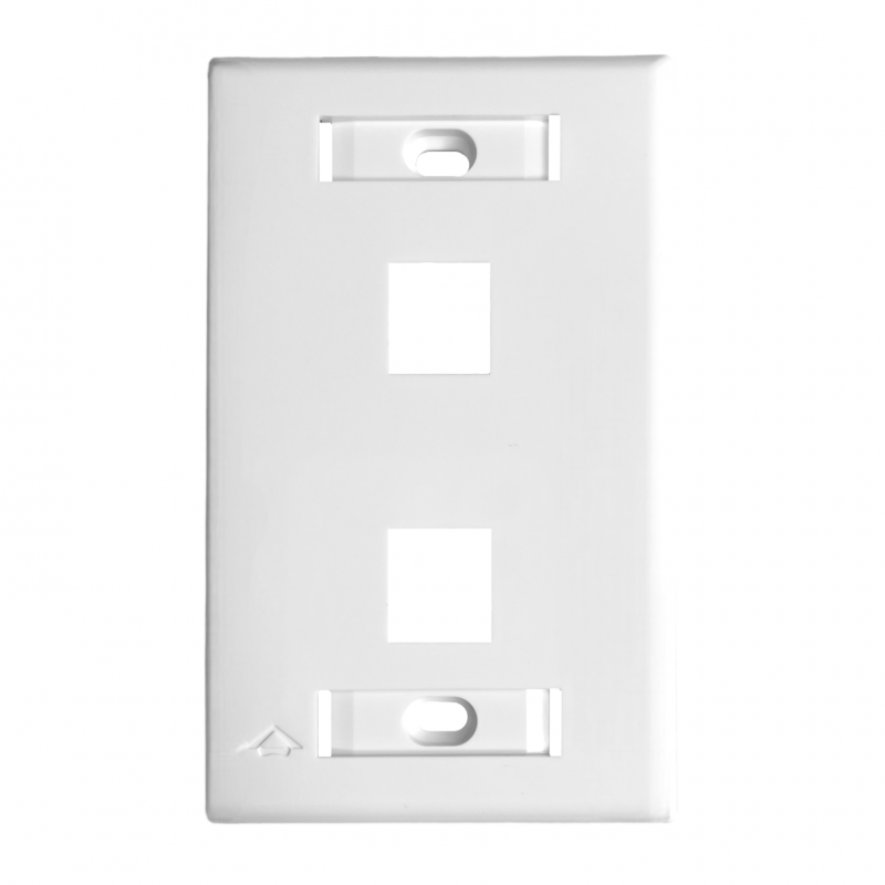 Espelho 4X2 2 Portas Para Keystone 3550017 Furukawa Branco